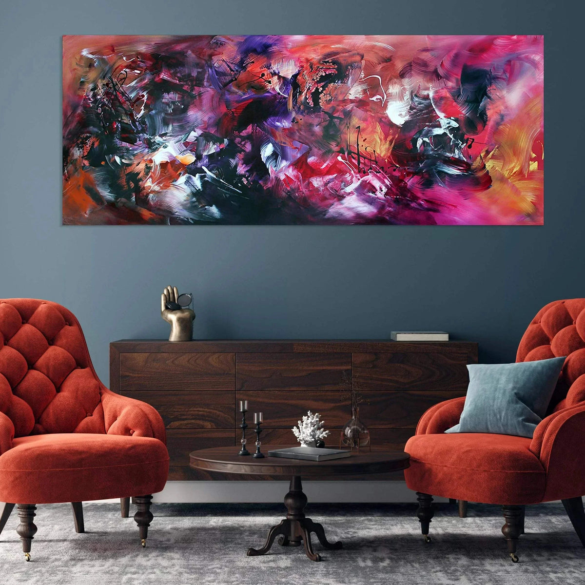 Large Art | Welcome To The World 30x76” - Paresh Nrshinga Abstract Art