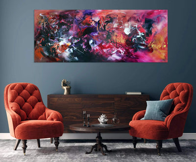Large Art | Welcome To The World 30x76” - Paresh Nrshinga Abstract Art