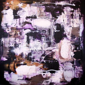Buy extra large canvas paintingChasing the Moon 48"x48" - Paresh Nrshinga Abstract Art, interior design art modern canvas art, large paintings for modern homes, extra large canvas art, 