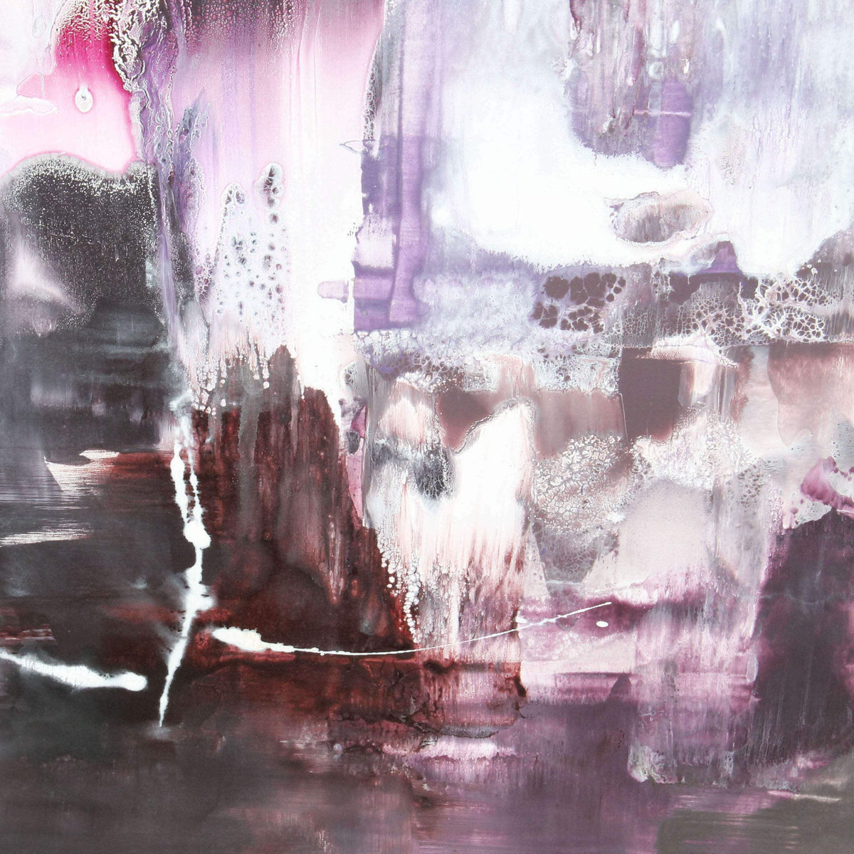 Distant Skies by Paresh Nrshinga, soft abstract landscape with layers of colour