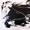 Buy monochrome art for modern interiors, interior design art, original paintings for sale, Chasing Dreams II 30”x60” - Paresh Nrshinga Abstract Art