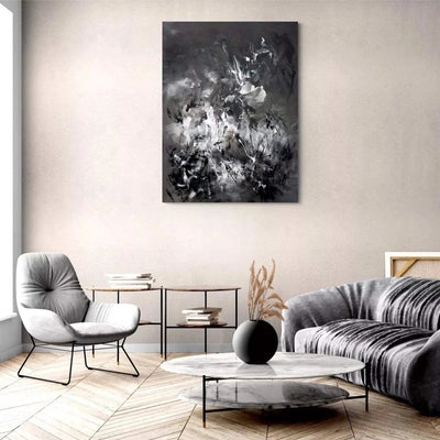 Monochrome abstract artwork | Shadows Of Your Dream 36x48"