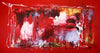 Buy red canvas art, original paintings, office art, modern artwork, online art gallery, British artist, Courage To Love 32"x60" - Paresh Nrshinga Abstract Art